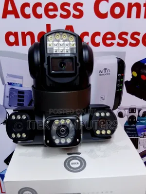 Triple Lens 4G CCTV Camera With Remote Mobile Security Monitoring Home