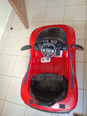 Red Kids Electric Ride-on Car (Twin Motor, Dual 6V Battery)