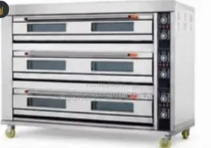 Easy to Clean and Maintain 2deck 4tray Commercial Electric Oven