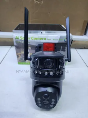 V380pro Dual Lens Solar Camera