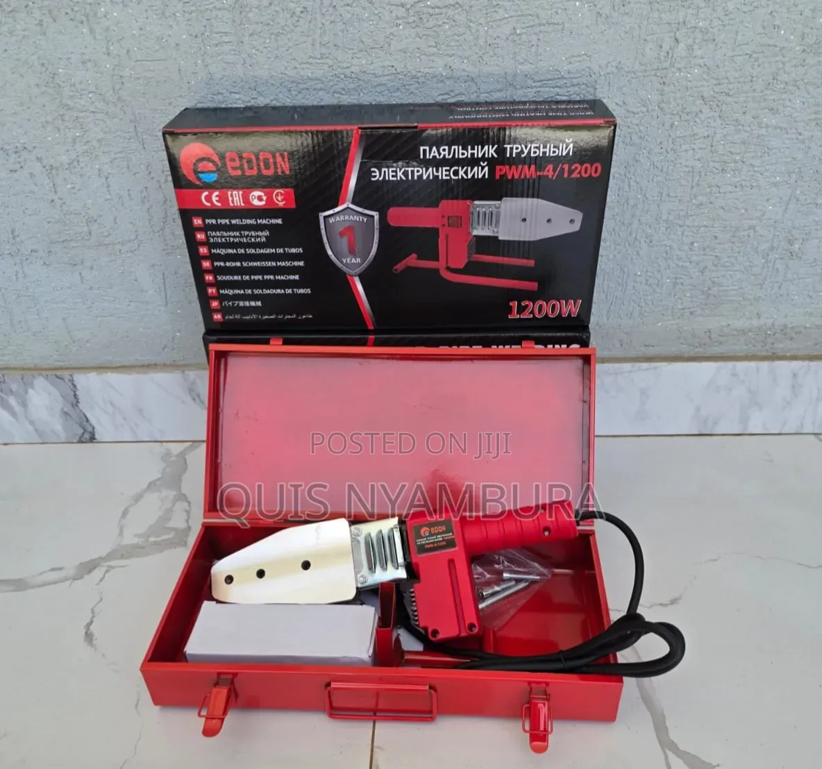 Edon PPR Welding Machine 1200watts/ Electric Pipe Welding Machine