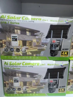 V380pro Dual Lens Solar Camera