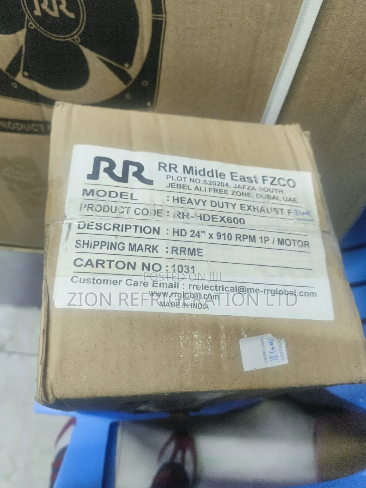 Single Phase Heavy Duty Exhaust Fans 24" .
