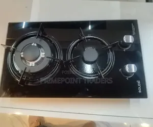 Bolesi 2-Burner Tempered Glass Gas Cooktop – Inbuilt Design