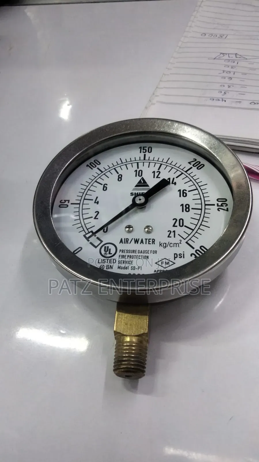 Pressure Gauge Air Water0-300