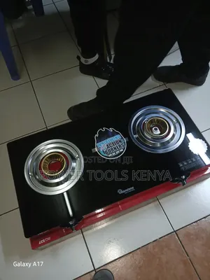 Ramtons RG/537 2-Burner Super Slim Glass Top Gas Cooker
