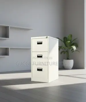 Lockable Vertical 3 Drawer With Soft Close