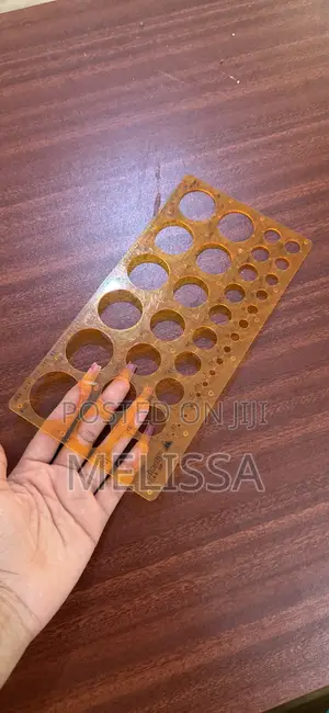 Yellow Drawing Circular Template