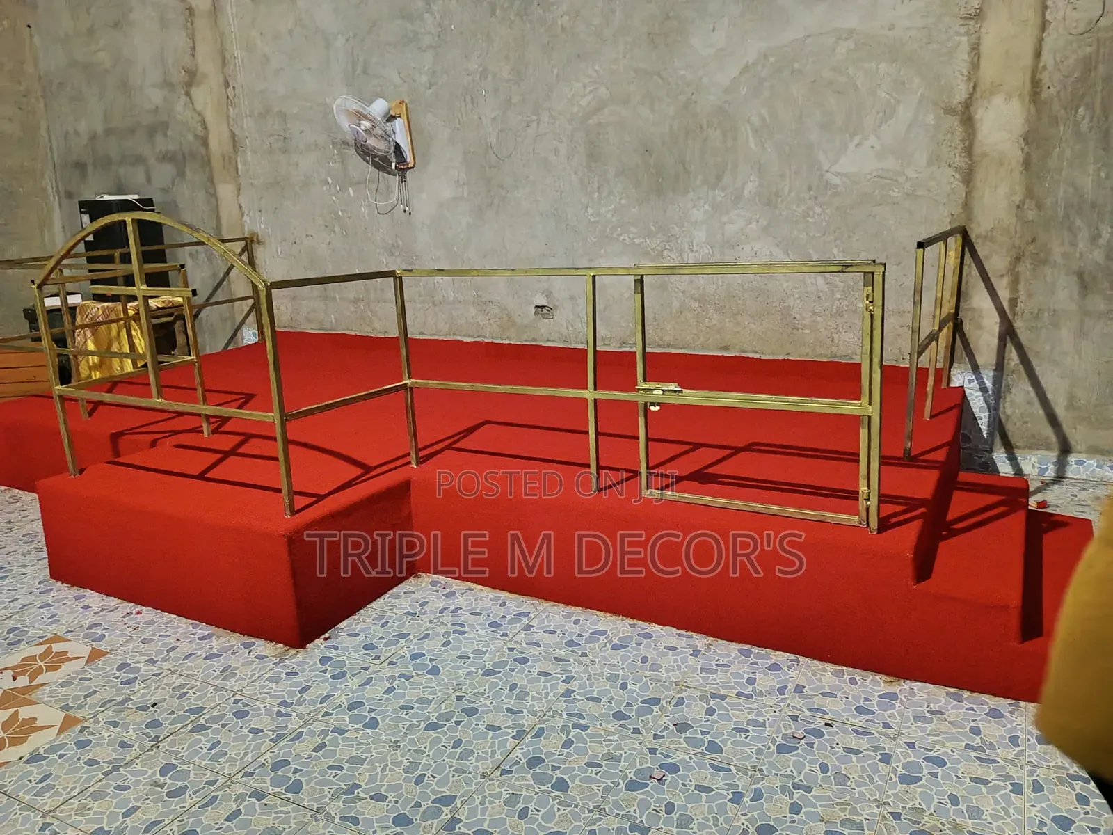 Executive Red Delta Wall to Wall Carpet Fitting