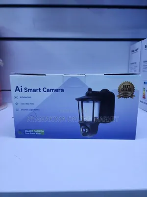 Wall Lamp With Single Lens Camera