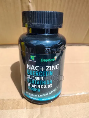 NAC + Zinc Quercetin Selenium Glutathione Vitamin C & D3 1500mg