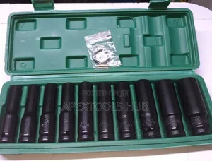 10-Piece 1/2" Drive Deep Impact Socket Set (10mm - 24mm)