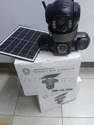 Wide Outdoor 4G Triple Lens Solar CCTV Camera for Remote
