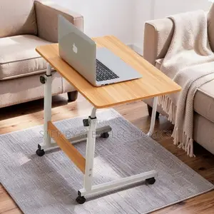 Bedside Laptop Desk Table With Wheels for Study Work or Meals