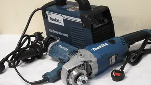 Makita Welding Machine 500A + 9 Inch Angle Grinder + Electric Drill