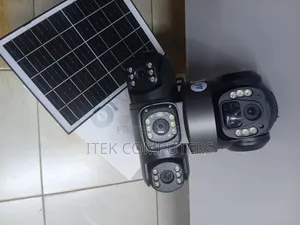 Triple Lens Solar 4G CCTV Camera for Farms, Homes and Outdoor Sites.