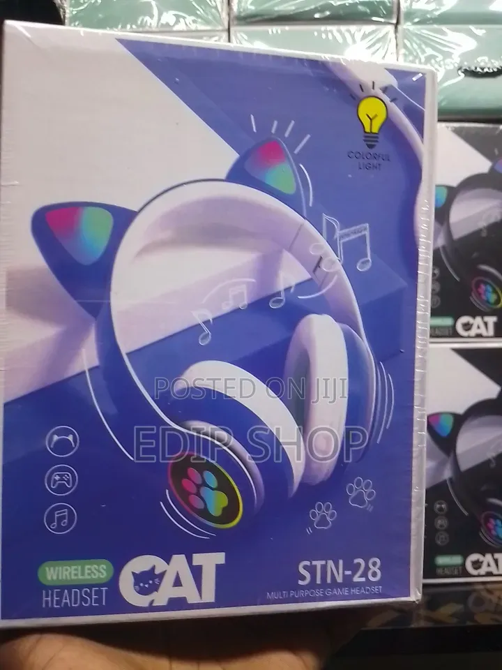 Blue Color Wireless Kids Headphones