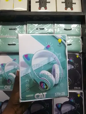 Green Wireless Kids Headphones