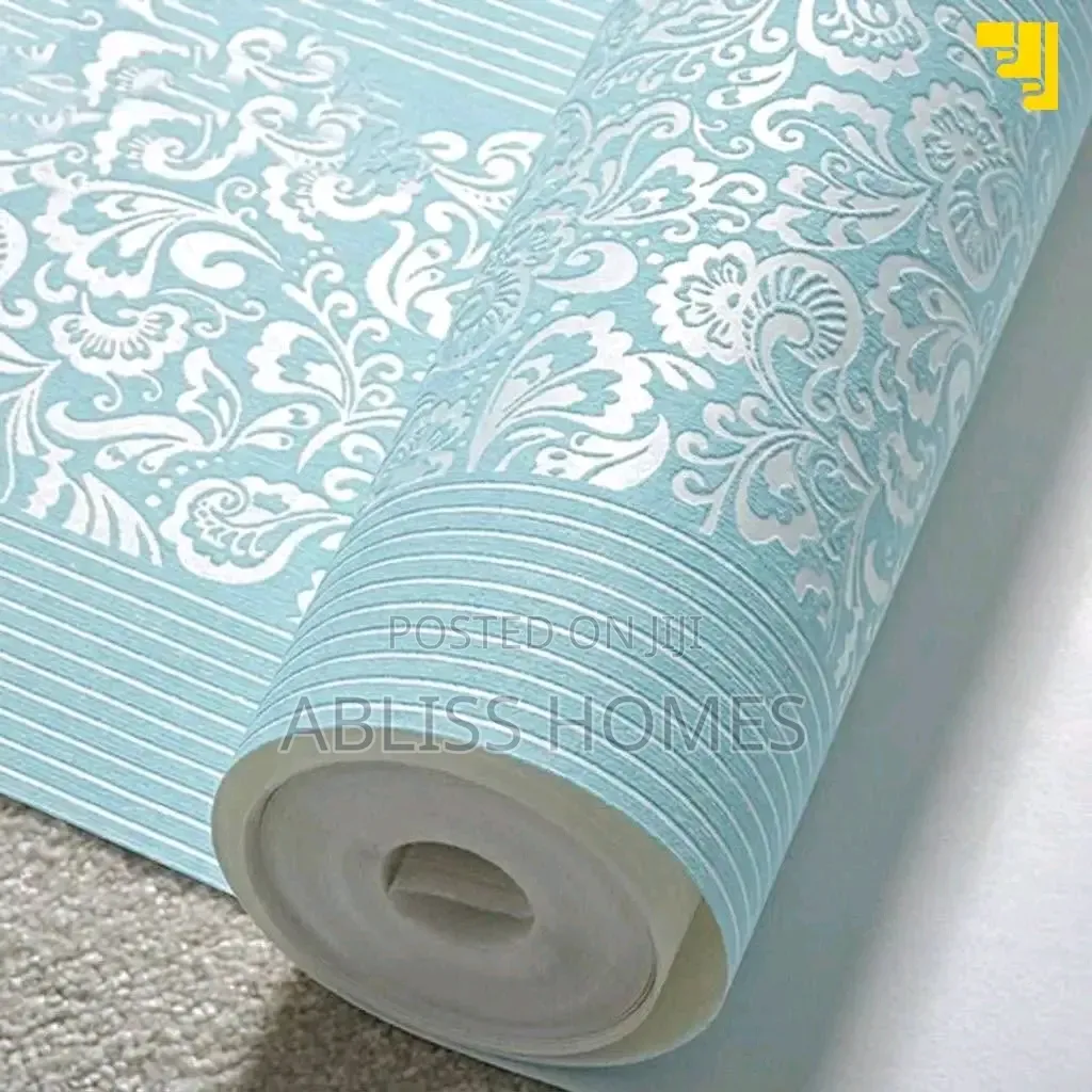 Embossed Striped Wallpaper