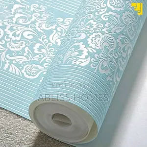 Embossed Striped Wallpaper
