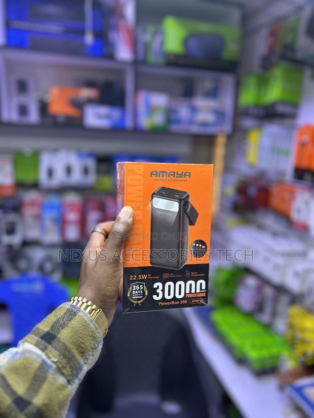 Amaya 30000mAh Power Bank 22.5W Fast Charging – PowerBox 300