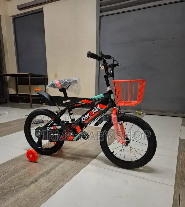 Kids Bike With Supporting Wheels Size 16