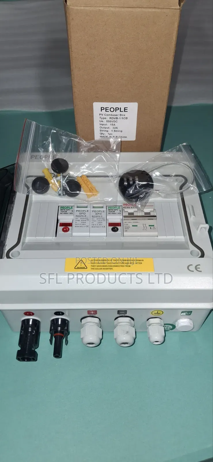 Solar Panel String Combiner Box 500VDC
