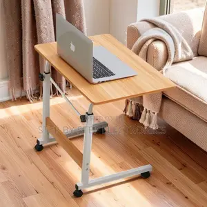 Bedside Rolling Table for Laptop, Meals, or Study Adjustable Height
