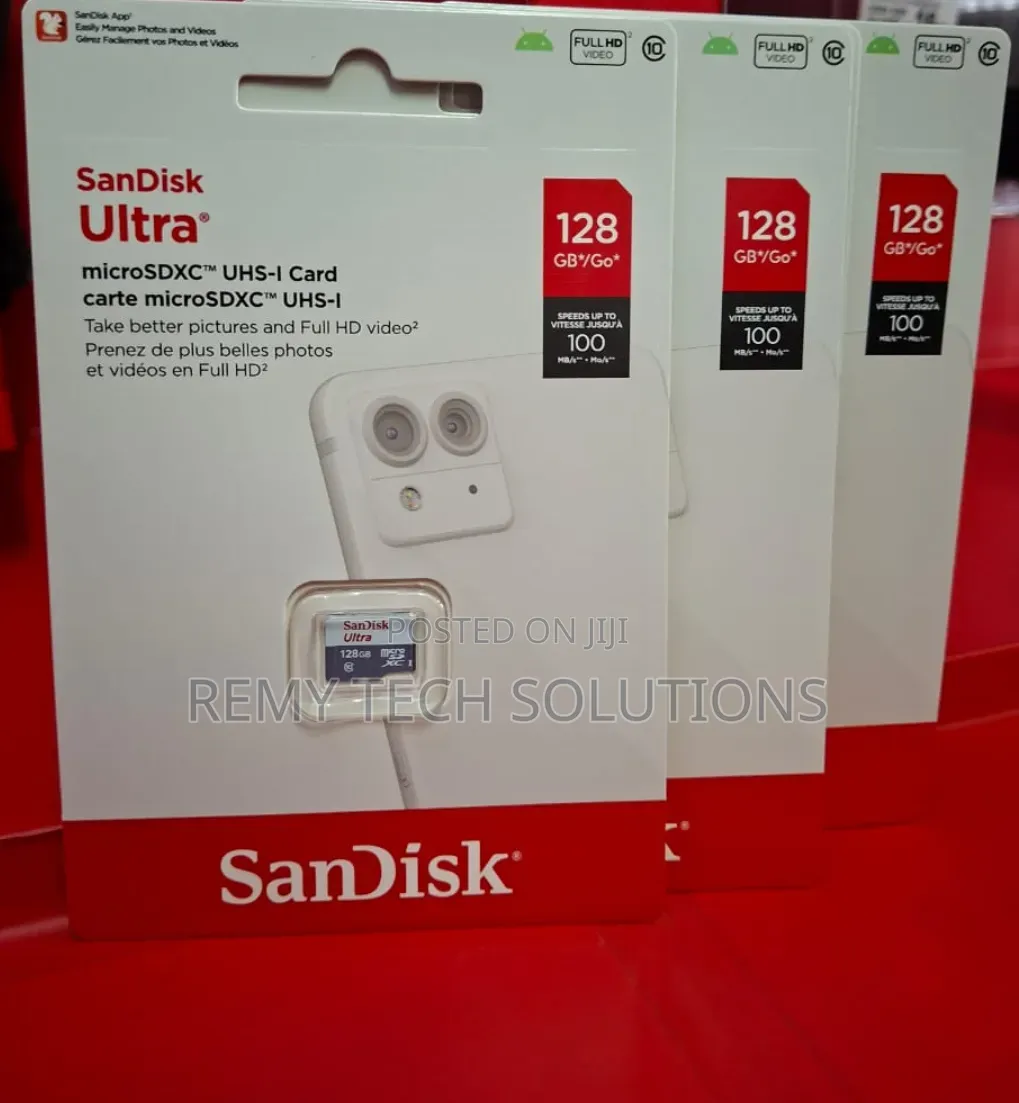 Sandisk 128gb Ultra 100mbps Micro Sd || Sandisk 128gb Ultra Micro Sd