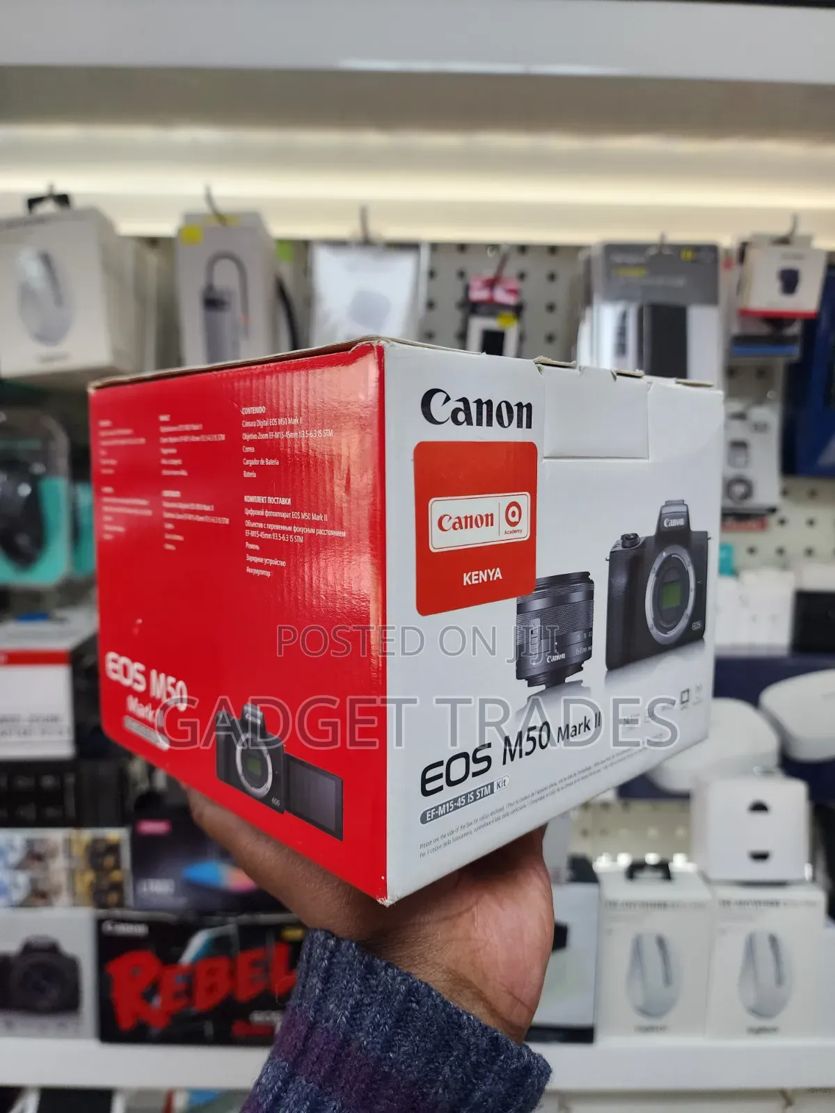 Canon EOS M50 Mark II Mirrorless Digital Camera 15-45mm Lens(open Box)