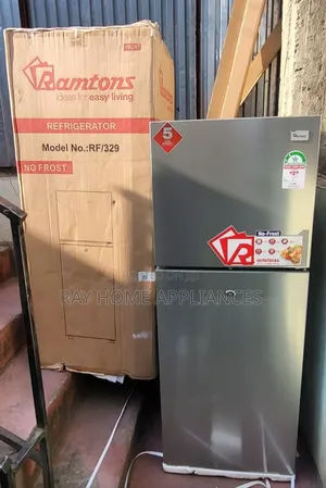Ramtons Rf 329 188ltrs No - Frost Double Door Refrigerator