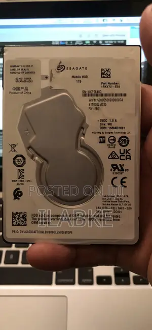 Seagate 1TB Hard Drive - 100% Health (Clean & Tested)