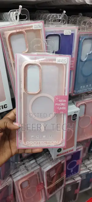 Frosted Translucent Magnetic Phone Cases Samsung Galaxy A35 5G,
