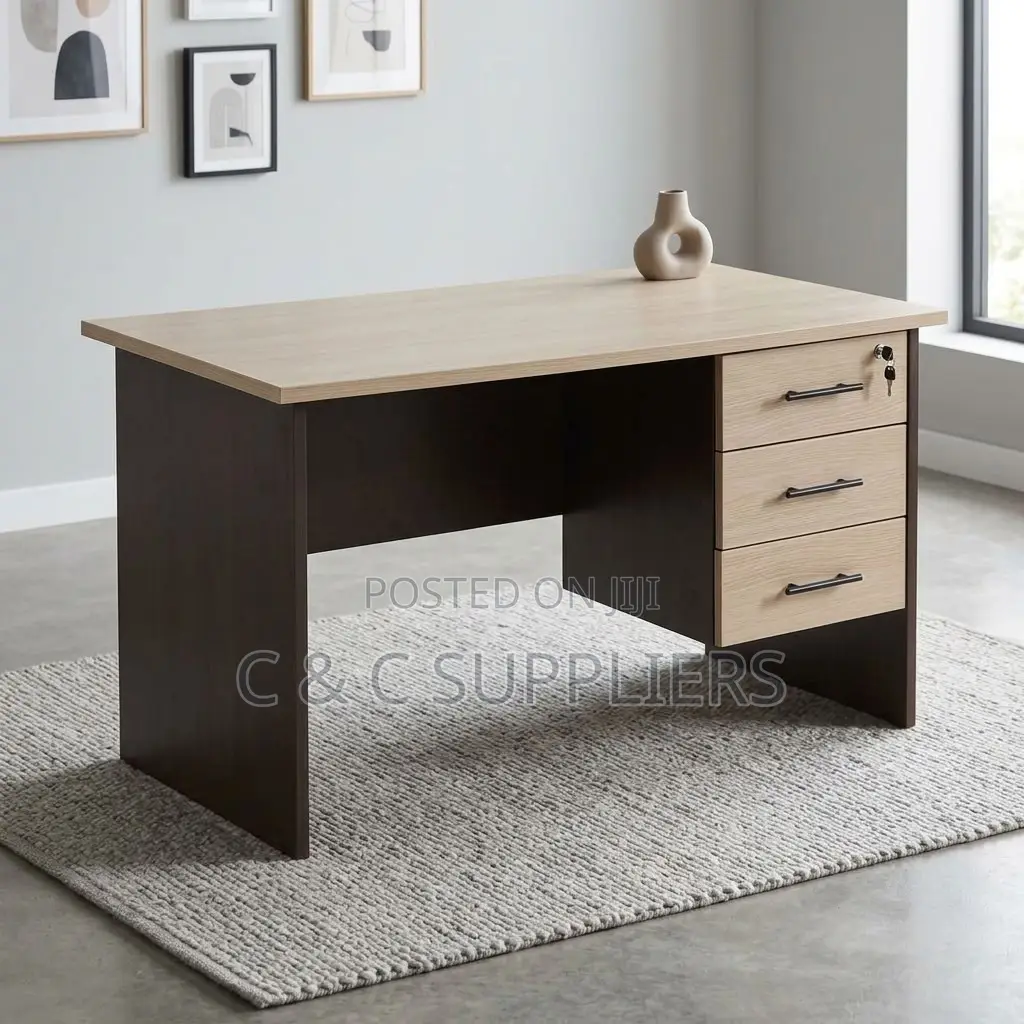 Cherry Brown Clerical Study Desk