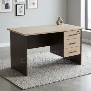 Cherry Brown Clerical Study Desk