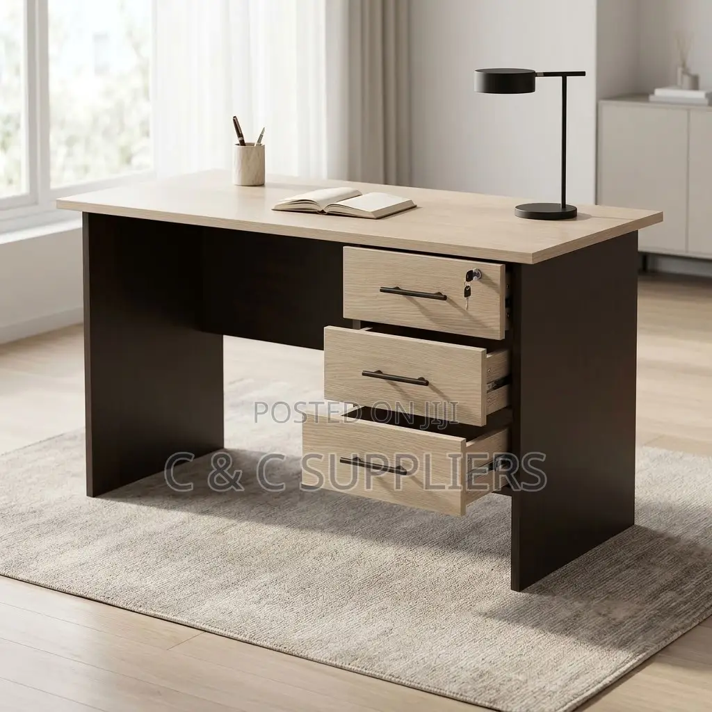 Cherry Brown Clerical Study Desk