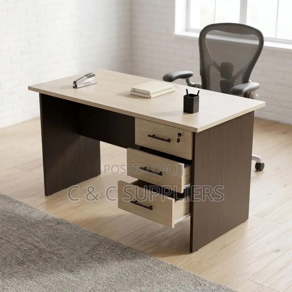 Cherry Brown Clerical Study Desk
