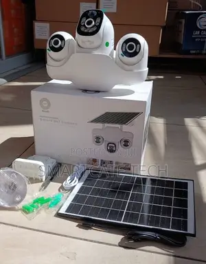 3-Lens V380 Pro Outdoor Wireless Solar Security Camera