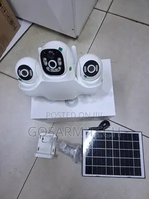 4G SIM Card Triple Lens Solar Security Camera – Wireless PTZ CCTV