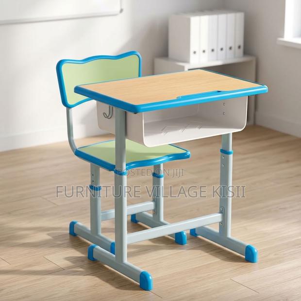 Blue Beige Study Kids Desk - thumbnail 2