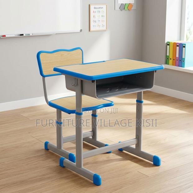 Blue Beige Study Kids Desk - thumbnail 4