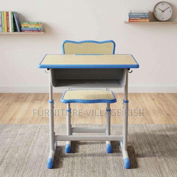 Blue Beige Study Kids Desk - thumbnail 6