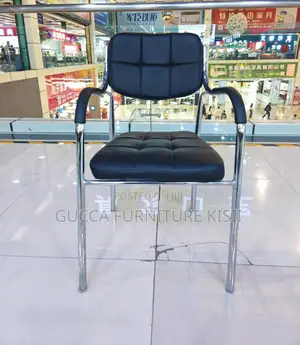 Catalina Leather Stackable Seat With Armrest