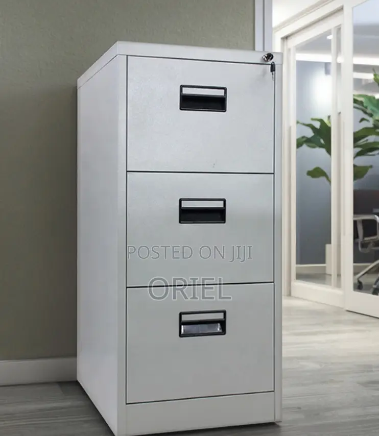 Compact 3-Drawer Office Filing Cabinet