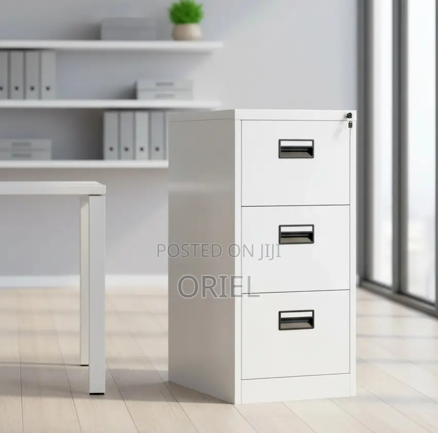 Compact 3-Drawer Office Filing Cabinet