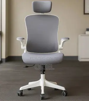 White Posture-Friendly Orthopedic Desk Chair