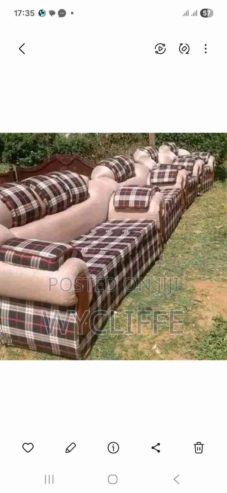 Furniture 7 Seater Buffalo Seat