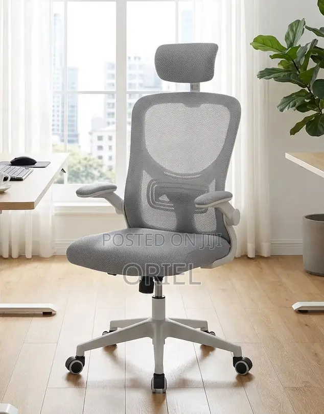 White Posture-Friendly Orthopedic Desk Chair