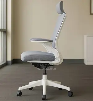 White Posture-Friendly Orthopedic Desk Chair