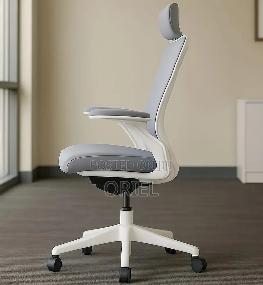 White Posture-Friendly Orthopedic Desk Chair